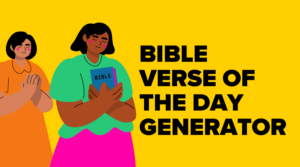 Bible verse of the day generator