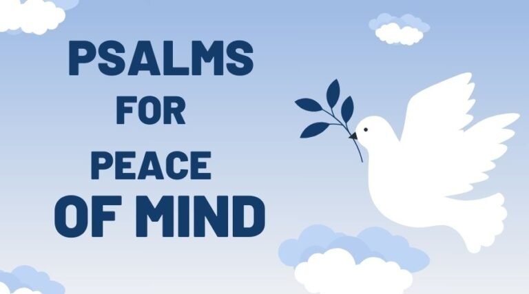 Psalms For Peace of Mind 6 psalms for peace of mind