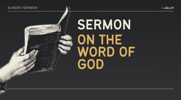 Sermon on the Word of God 5 sermon on the word of God