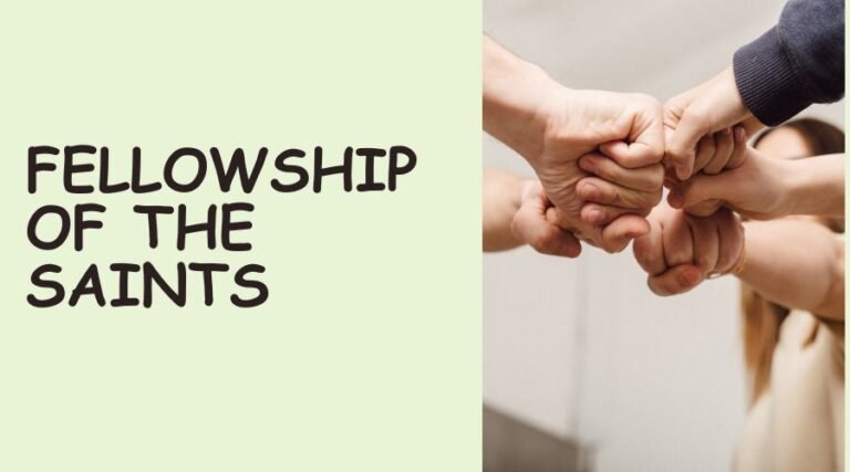 Fellowship of the Saints 10 Fellowship Of The Saints