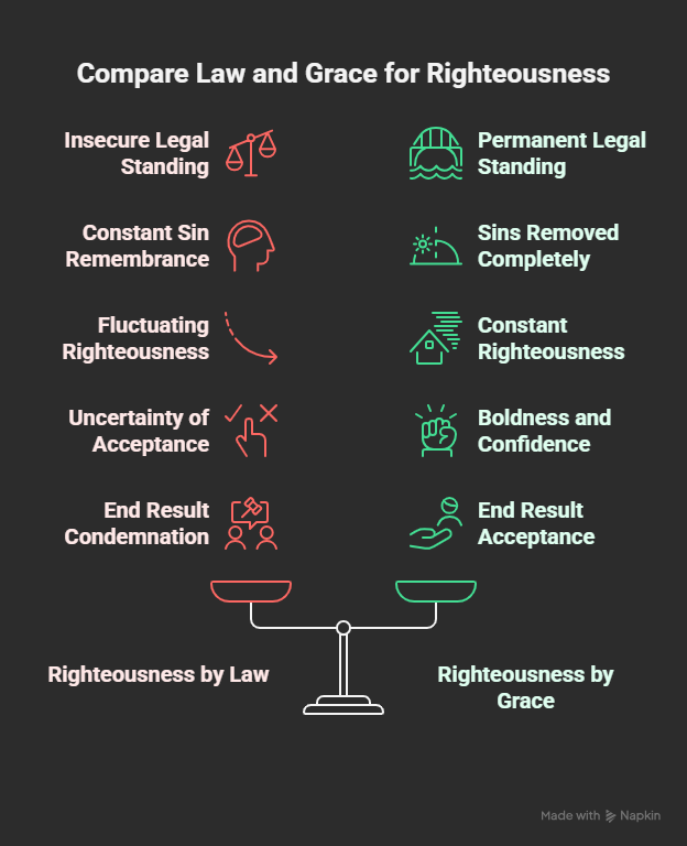 two types of righteousness - Law vs Grace