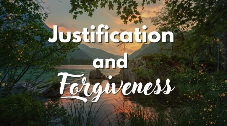Justification and Forgiveness