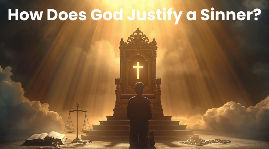 how does God justify a sinner