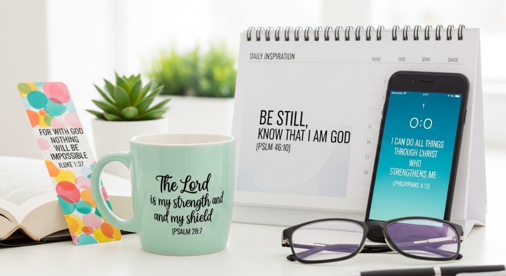 how to use inspirational bible verses daily