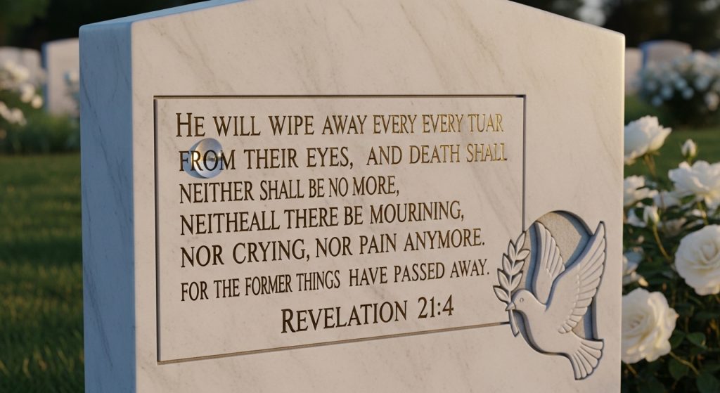 short bible verses for headstone inscriptions