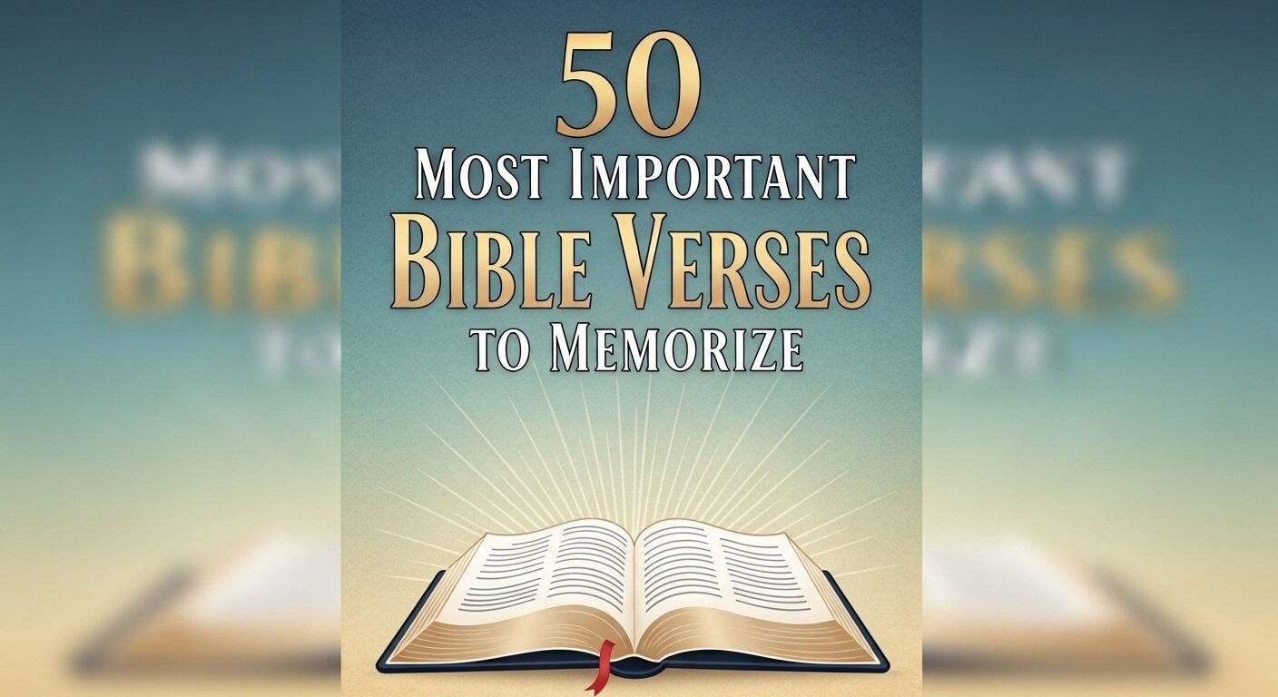 50 most important bible verses to memorize