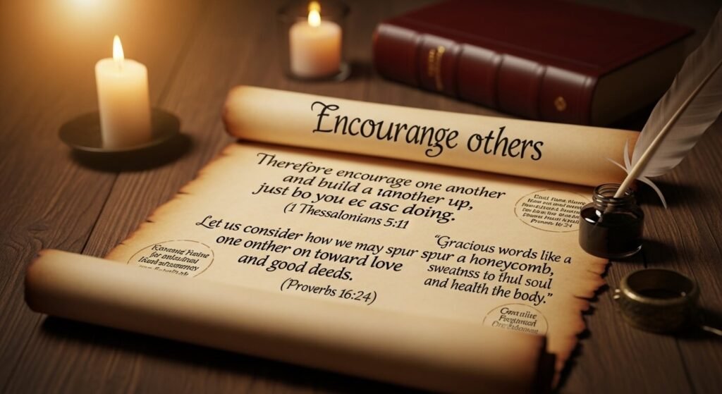 Bible verses about encouraging others