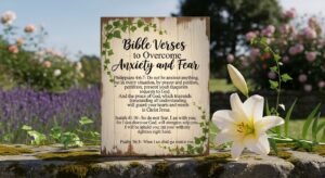 Bible verses to overcome anxiety and fear