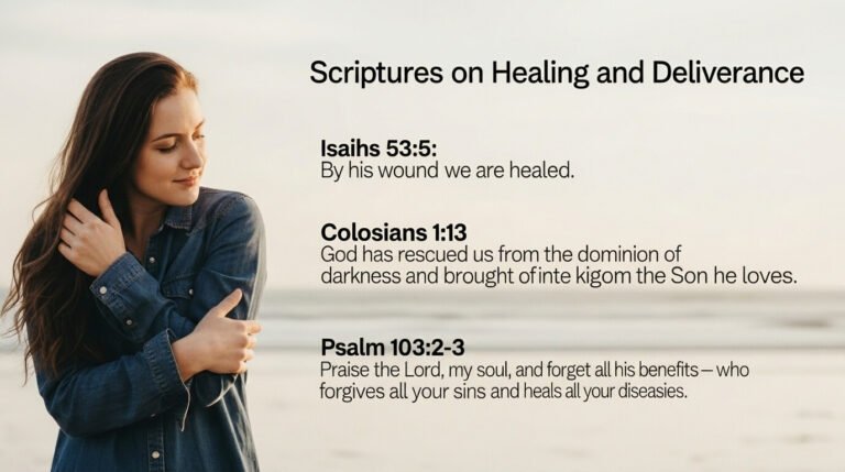 Scriptures on healing and deliverance