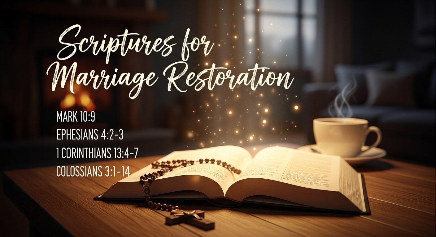 Scriptures to pray for marriage restoration