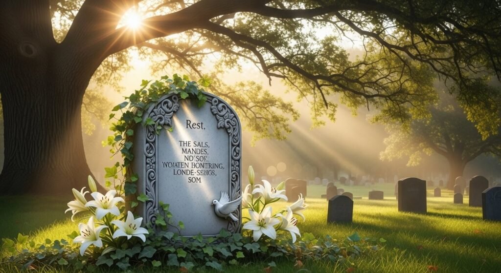 Short Catholic Bible Verses for Headstones